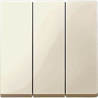 Лицевая панель Schneider Electric Merten System M для 3-кл. выключателя бежевый картинка